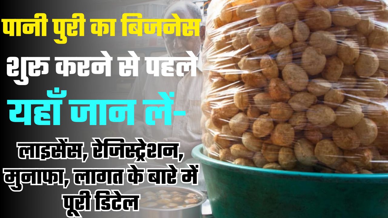Pani Puri Business Idea